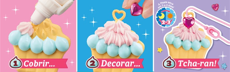 1 Cobrir... 2 Decorar... 3 Tcha-ran!